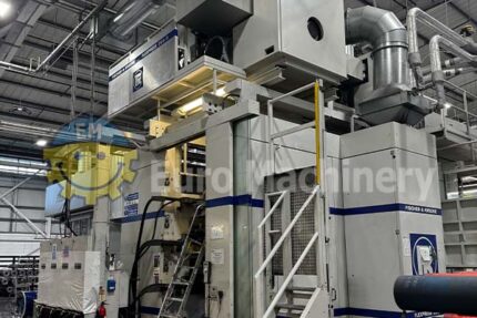 Vista frontale della stampante flessografica Gearless CI | F&K Flexpress-26S/8+26S/2